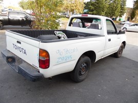 1996 TOYOTA TACOMA STANDARD CAB WHITE 2.4 AT 2WD Z19845